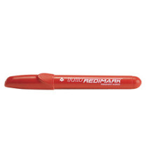 Marcatore permanente Redimark  - punta tonda - tratto 3,5mm - rosso - Tratto Marcatore permanente Redimark  - punta tonda - tratto 3,5mm - rosso - Tratto