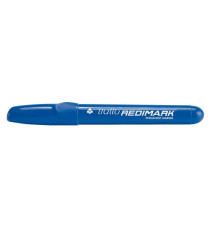 Marcatore permanente Redimark - punta a scalpello - tratto 6,5mm - blu - Tratto Marcatore permanente Redimark - punta a scalpello - tratto 6,5mm - blu - Tratto