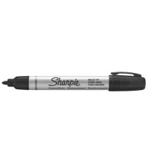 Marcatore permanente Small Metal barrel - punta tonda 1,0mm - nero - Sharpie