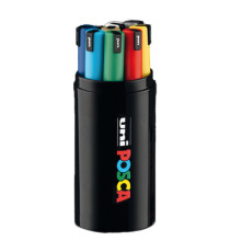 Marcatore Posca Pen PC1 - con coperchio verde - punta extra fine 0,7 mm - colori assortiti - Uni Mitsubishi - gift box 9 Marcatore Posca Pen PC1 - con coperchio verde - punta extra fine 0,7 mm - colori assortiti - Uni Mitsubishi - gift box 9