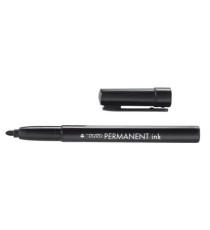 Marcatore Tratto Permanent Ink - punta tonda 2,00mm - nero - Tratto - conf. 12 pezzi