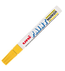 Marcatore Uni Paint PX20 - punta  2,8mm - giallo  - Uni Mitsubishi Marcatore Uni Paint PX20 - punta  2,8mm - giallo  - Uni Mitsubishi