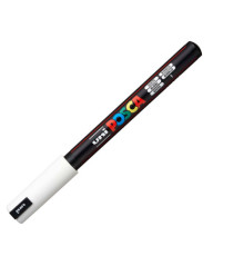 Marcatore Uni Posca PC1M - punta extra fine 0.7 mm - colori assortiti - Uni Mitsubishi - conf. 5 pezzi