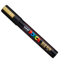 Marcatore Uni Posca PC5M - con coperchio verde - punta media - colori assortiti - Uni Mitsubishi - gift box 18 pezzi