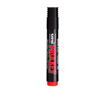 Marcatore Uni Prockey M122  - punta conica da 1,20-1,80mm - rosso  - Uni Mitsubishi