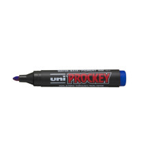 Marcatore Uni Prockey M122 - punta conica da 1,20-1,80mm  - blu - Uni Mitsubishi Marcatore Uni Prockey M122 - punta conica da 1,20-1,80mm  - blu - Uni Mitsubishi