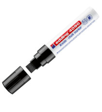 Marcatore a gesso liquido 4090 - punta scalpello - da 4 a 15mm - nero - Edding Marcatore a gesso liquido 4090 - punta scalpello - da 4 a 15mm - nero - Edding