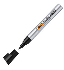 Marcatori permanenti Marking Pro - punta tonda - nero - Bic - scatola 12 pezzi Marcatori permanenti Marking Pro - punta tonda - nero - Bic - scatola 12 pezzi