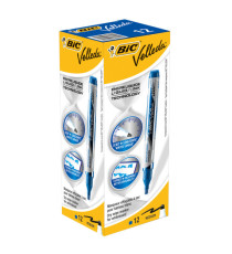 Marcatori Whiteboard Marker Velleda liquid Ink - punta tonda 2,2mm - blu - Bic