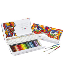 Matita colorata Color Pencil 4.0 - mina 4 mm - colori assortiti - Carioca Plus - conf. 40 pezzi