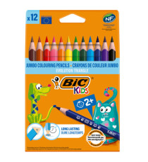 Matita colorata Evolution Triangle - colori assortiti - Bic - conf. 12 pezzi