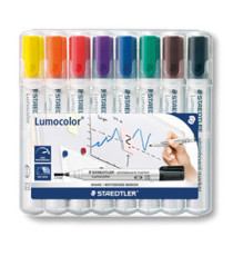 Marcatore cancellabile Lumocolor whiteboard 351 - tratto 2,0 mm - Staedtler - astuccio 8 pezzi Marcatore cancellabile Lumocolor whiteboard 351 - tratto 2,0 mm - Staedtler - astuccio 8 pezzi