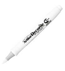 Marcatore Decorite - punta pennello - bianco - Artline