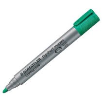 Marcatore Lumocolor Flipchart 356 - a base d'acqua - punta tonda 2 mm - verde - Staedtler Marcatore Lumocolor Flipchart 356 - a base d'acqua - punta tonda 2 mm - verde - Staedtler