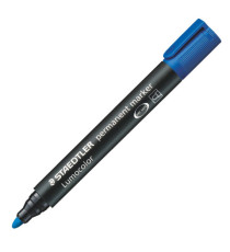 Marcatore Lumocolor Permanent 352 - punta tonda - tratto 2 mm - blu - Staedtler Marcatore Lumocolor Permanent 352 - punta tonda - tratto 2 mm - blu - Staedtler
