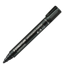 Marcatore Lumocolor Permanent 352 - punta tonda - tratto 2 mm - nero - Staedtler Marcatore Lumocolor Permanent 352 - punta tonda - tratto 2 mm - nero - Staedtler