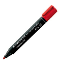 Marcatore Lumocolor Permanent 352 - punta tonda - tratto 2 mm - rosso - Staedtler
