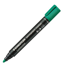 Marcatore Lumocolor Permanent 352 - punta tonda - tratto 2 mm - verde - Staedtler Marcatore Lumocolor Permanent 352 - punta tonda - tratto 2 mm - verde - Staedtler