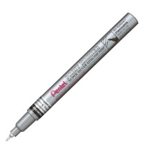 Marcatore Paint Marker Linea Amiko - punta extra fine 0,60mm - argento - Pentel