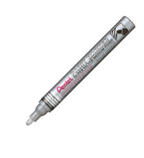 Marcatore Paint Marker Linea Amiko - punta media 4,50mm - argento - Pentel Marcatore Paint Marker Linea Amiko - punta media 4,50mm - argento - Pentel