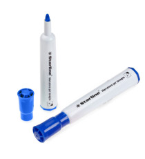Marcatore per lavagne cancellabili Starline - punta tonda 2,0mm - blu - Starline