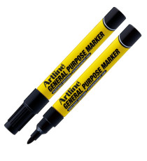 Marcatore permanente - multiuso - punta tonda 1,5 mm - nero - Artline