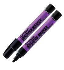 Marcatore permanente - per costruttori - punta tonda 2,3 mm - nero - Artline