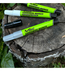 Marcatore permanente - per giardinaggio - punta tonda 2,3 mm - argento - Artline