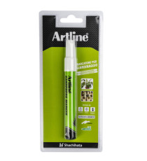 Marcatore permanente - per giardinaggio - punta tonda 2,3 mm - bianco - Artline