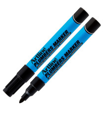 Marcatore permanente - per idraulica - punta tonda 1,5 mm - nero - Artline