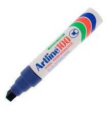 Marcatore permanente A 100 - punta scalpello jumbo - 7,50 - 12,00 mm - blu - Artline Marcatore permanente A 100 - punta scalpello jumbo - 7,50 - 12,00 mm - blu - Artline