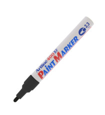Marcatore permanente A 400 - a vernice - punta tonda - 2,3 mm - nero - Artline