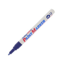 Marcatore permanente A 440 - a vernice - punta tonda fine - 1,2 mm - blu - Artline Marcatore permanente A 440 - a vernice - punta tonda fine - 1,2 mm - blu - Artline