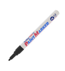 Marcatore permanente A 440 - a vernice - punta tonda fine - 1,2 mm - nero - Artline