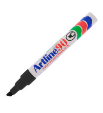 Marcatore permanente A 90 - punta a scalpello - 2 - 5 mm - nero - Artline