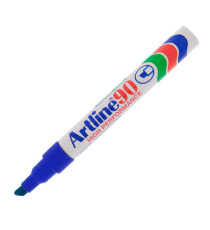 Marcatore permanente A 90 - punta scalpello - 2 - 5 mm - blu - Artline