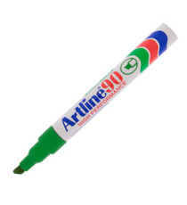 Marcatore permanente A 90 - punta scalpello 2,00 - 5,00 mm - verde - Artline Marcatore permanente A 90 - punta scalpello 2,00 - 5,00 mm - verde - Artline