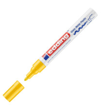 Marcatore permanente a vernice 750 - punta tonda - da 2 a 4 mm - giallo - Edding Marcatore permanente a vernice 750 - punta tonda - da 2 a 4 mm - giallo - Edding
