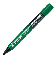 Marcatore Permanente Markers 100 - punta tonda 4,50mm - verde - Pilot Marcatore Permanente Markers 100 - punta tonda 4,50mm - verde - Pilot