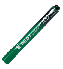 Marcatore Permanente Markers 100 - punta tonda 4,50mm - verde - Pilot Marcatore Permanente Markers 100 - punta tonda 4,50mm - verde - Pilot