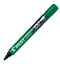 Marcatore Permanente Markers 100 - punta tonda 4,50mm - verde - Pilot Marcatore Permanente Markers 100 - punta tonda 4,50mm - verde - Pilot