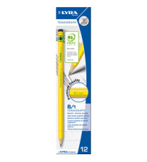 Matita di grafite Temagraph - gradazione B - Lyra - conf. 12 pezzi