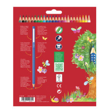 Matite colorate Color Grip - acquerellabili - Faber-Castell - scatola 24 pezzi