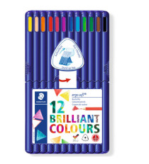 Matite colorate Ergosoft - triangolari - colori assortiti - Staedtler - astuccio 12 pezzi Matite colorate Ergosoft - triangolari - colori assortiti - Staedtler - astuccio 12 pezzi