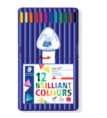 Matite colorate Ergosoft - triangolari - colori assortiti - Staedtler - astuccio 12 pezzi Matite colorate Ergosoft - triangolari - colori assortiti - Staedtler - astuccio 12 pezzi