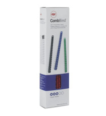 Dorsi spirale - 21 anelli - 19 mm - nero - GBC - scatola 100 pezzi Dorsi spirale - 21 anelli - 19 mm - nero - GBC - scatola 100 pezzi