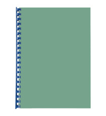 Dorsi spirale - 21 anelli - 8 mm - blu - GBC - conf. 100 pezzi Dorsi spirale - 21 anelli - 8 mm - blu - GBC - conf. 100 pezzi