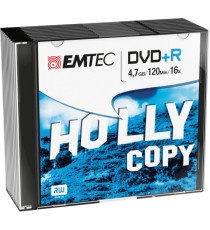 Emtec - DVD+R - registrabile - ECOVPR471016SL - 4,7GB - conf. 10 pz Emtec - DVD+R - registrabile - ECOVPR471016SL - 4,7GB - conf. 10 pz