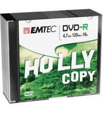 Emtec - DVD-R - registrabile - ECOVR471016SL - 4,7GB - conf. 10 pz Emtec - DVD-R - registrabile - ECOVR471016SL - 4,7GB - conf. 10 pz