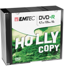 Emtec - DVD-R - registrabile - ECOVR471016SL - 4,7GB - conf. 10 pz Emtec - DVD-R - registrabile - ECOVR471016SL - 4,7GB - conf. 10 pz